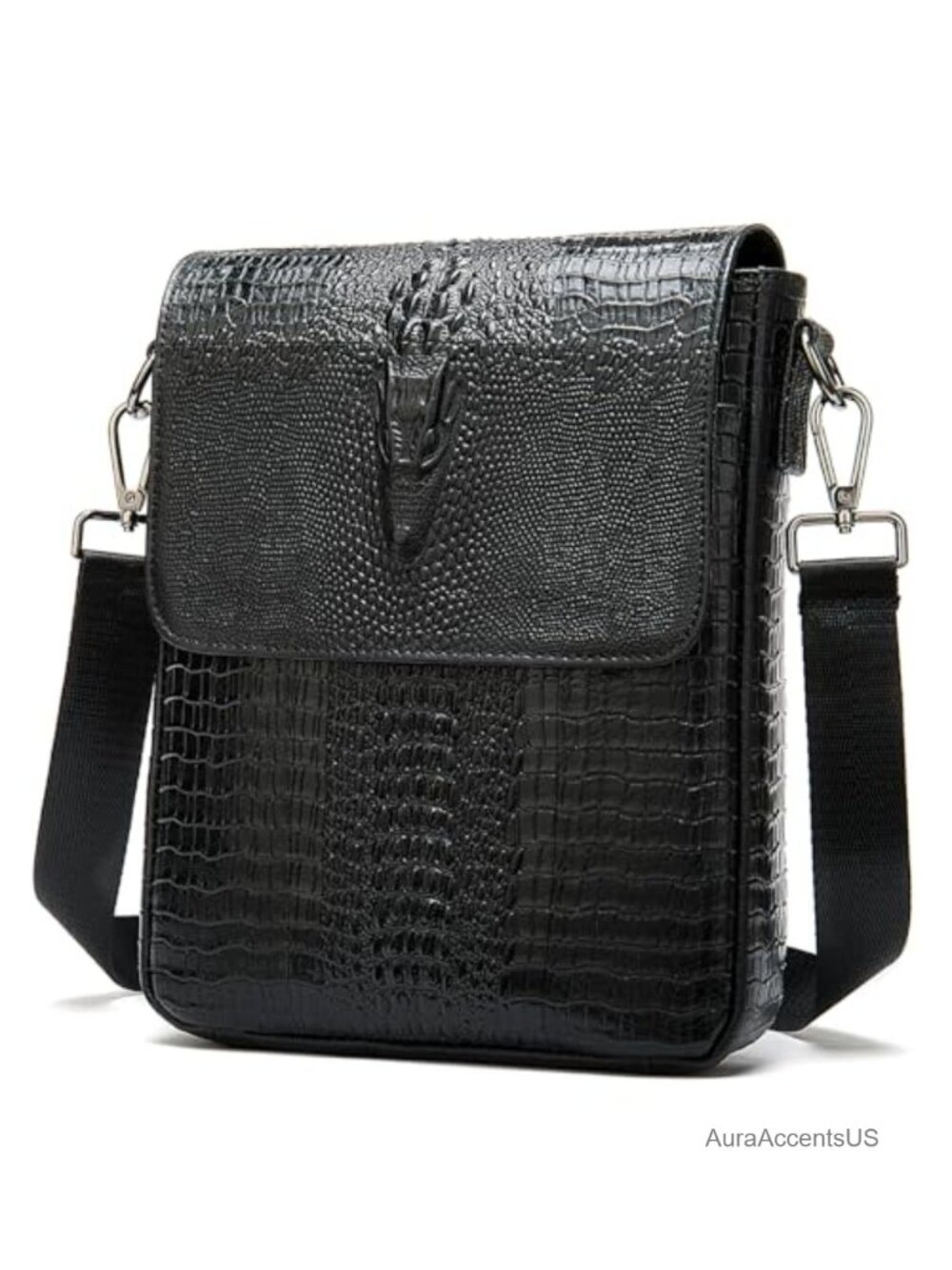 Genuine Leather Messenger Bag Crossbody Shoulder Satchel Daypack